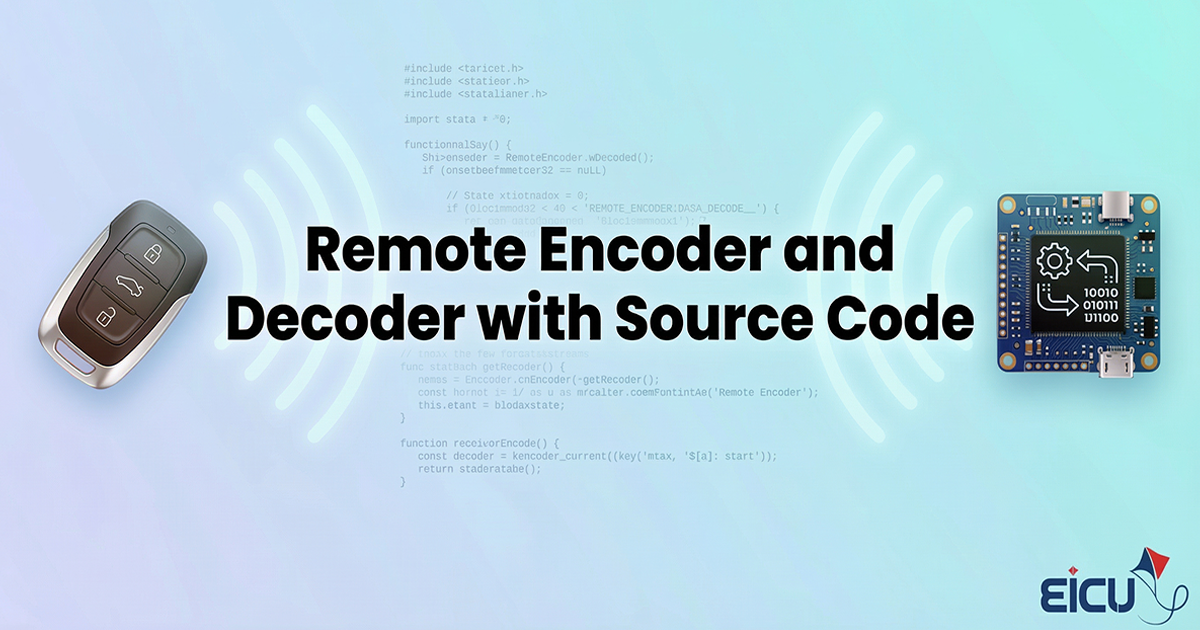 Image of Remote Encoder and Decoder with Source Code