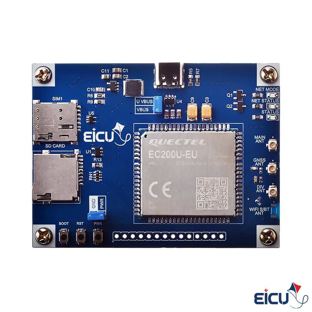 EC200U Development board Supporting LTE 4G/GSM/GPRS/GPS/Bluetooth/Wi-Fi Scan/Audio/Europe band compatible EC200U Development board Supporting LTE 4G/GSM/GPRS/GPS/Bluetooth/Wi-Fi Scan/Audio/Europe band compatible