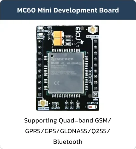 MC60 Mini Development Board Supporting Quad-band GSM/GPRS/GPS/GLONASS/QZSS/Bluetooth