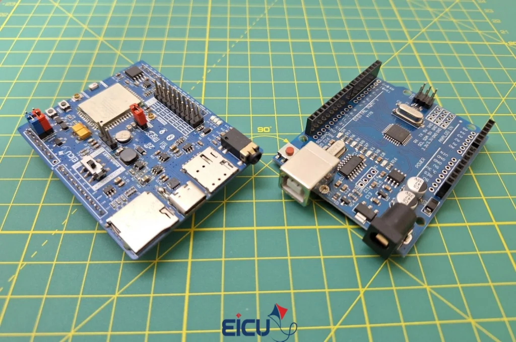 Arduino compared with MC60 Header DB