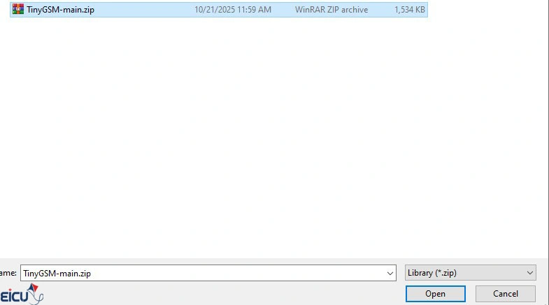 How to extract TinyGSM-main.zip library