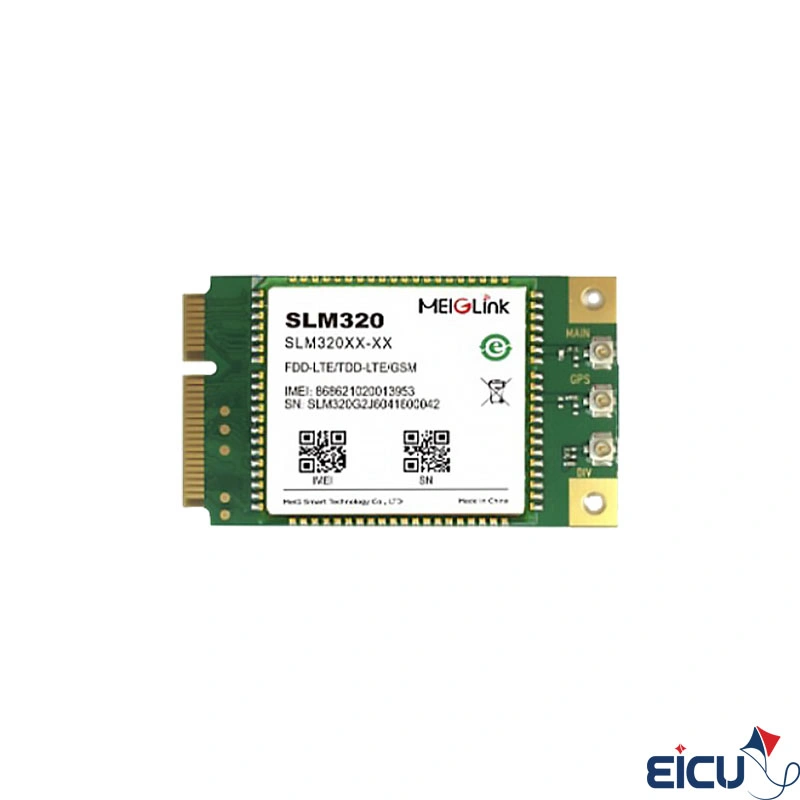 SLM320E MiniPCIe MeiG Module Supporting LTE Cat 1/GPS/BeiDou/GLONASS SLM320E MiniPCIe MeiG Module(1)
