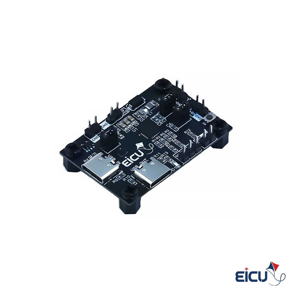 Side view of TI BQ25895 Mini DB