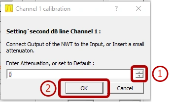 Affordable Antenna Testing with NTW6000 and RF Bridge WinNWT4 calibration popup asking to connect NWT O-I