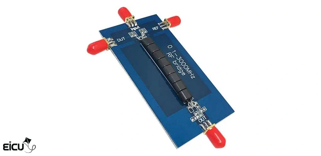 Affordable Antenna Testing with NTW6000 and RF Bridge Blue PCB RF bridge module with SMA connectors