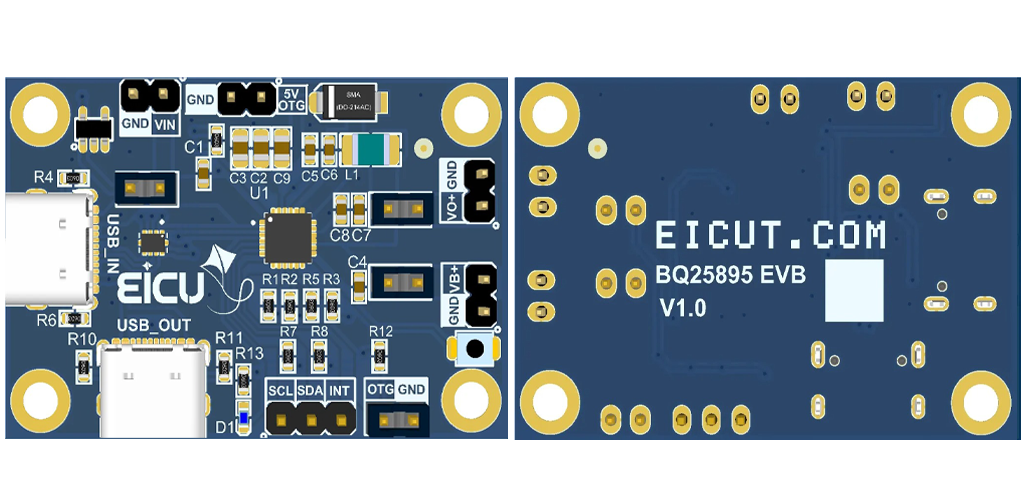 BQ25895 Evaluation Board PCB 