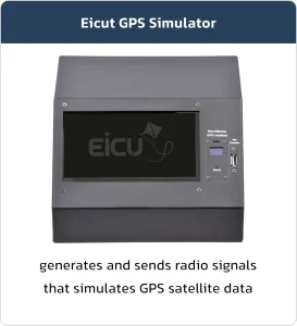 Eicut GPS Simulator generates and sends radio signals that simulates GPS satellite data