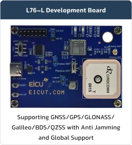L76-L Development Board Supporting GNSS/GPS/GLONASS/Galileo/BDS/QZSS with Anti Jamming and Global Support
