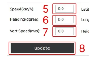 Speed Inputs – EICUT GPS Simulator