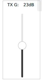 Adjust TX Gain Level – Signal Strength Control