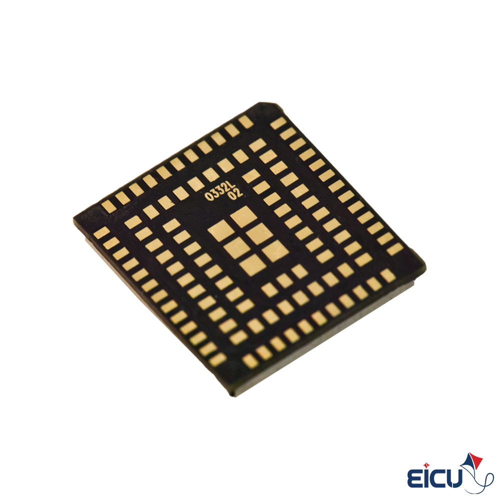 E70N-EU LGA Eicut Module Supporting LTE cat1(FDD & TDD)/Wi‑Fi scan and EU coverage Back Angled View of E70N-EU Module