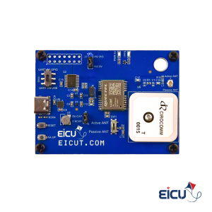 Top view of LC29T GNSS evaluation board