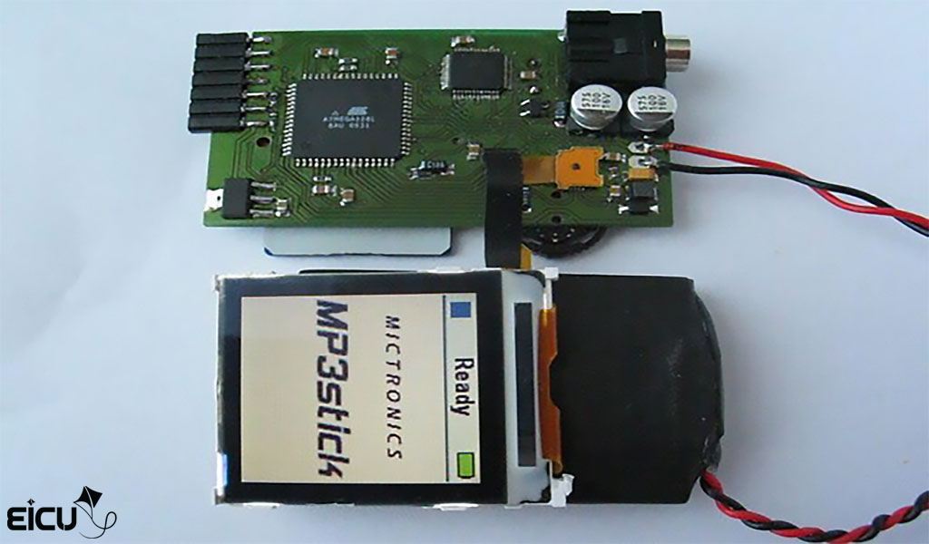 DIY portable MP3 player built with VS1003 audio decoder chip