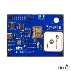 Top view of LC29T GNSS evaluation board